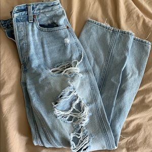 Abercrombie Straight High Rise Jeans